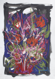 <strong>Jean Paul Guiragossian</strong> - Untitled (2015) - Mixed Media on Paper - 78.5 x 54.5 cm. 